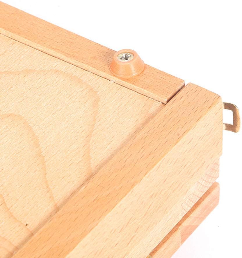 Red Beech Three-Layer Drawing Easel with Storage Box