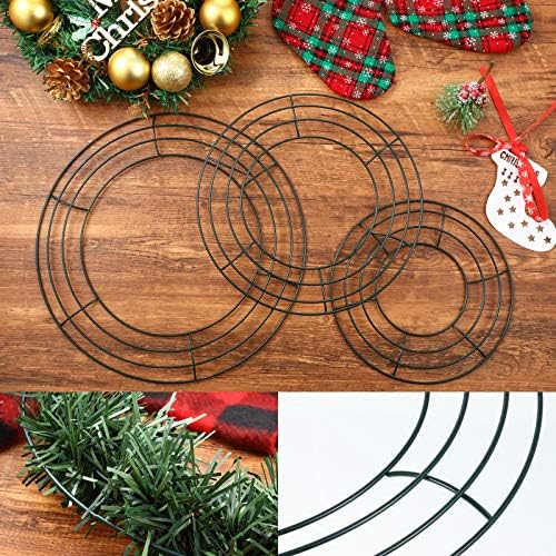 Patelai 12-Piece Metal Wreath Frame for Decor