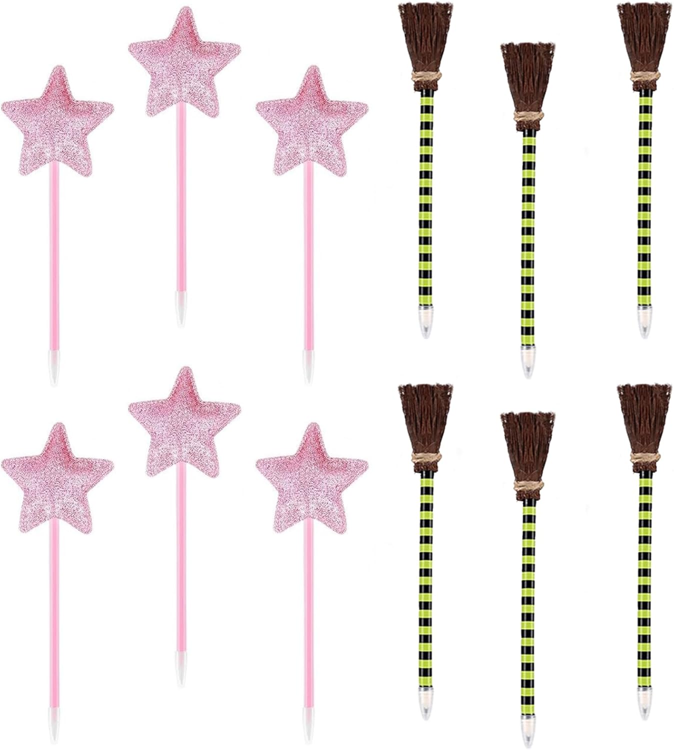 AUONY 12 Pack Witch and Princess Party Favors
