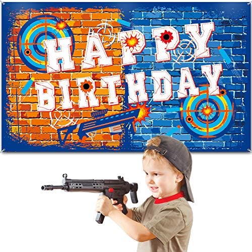 Tatuo Happy Birthday Dart Battle Banner Background