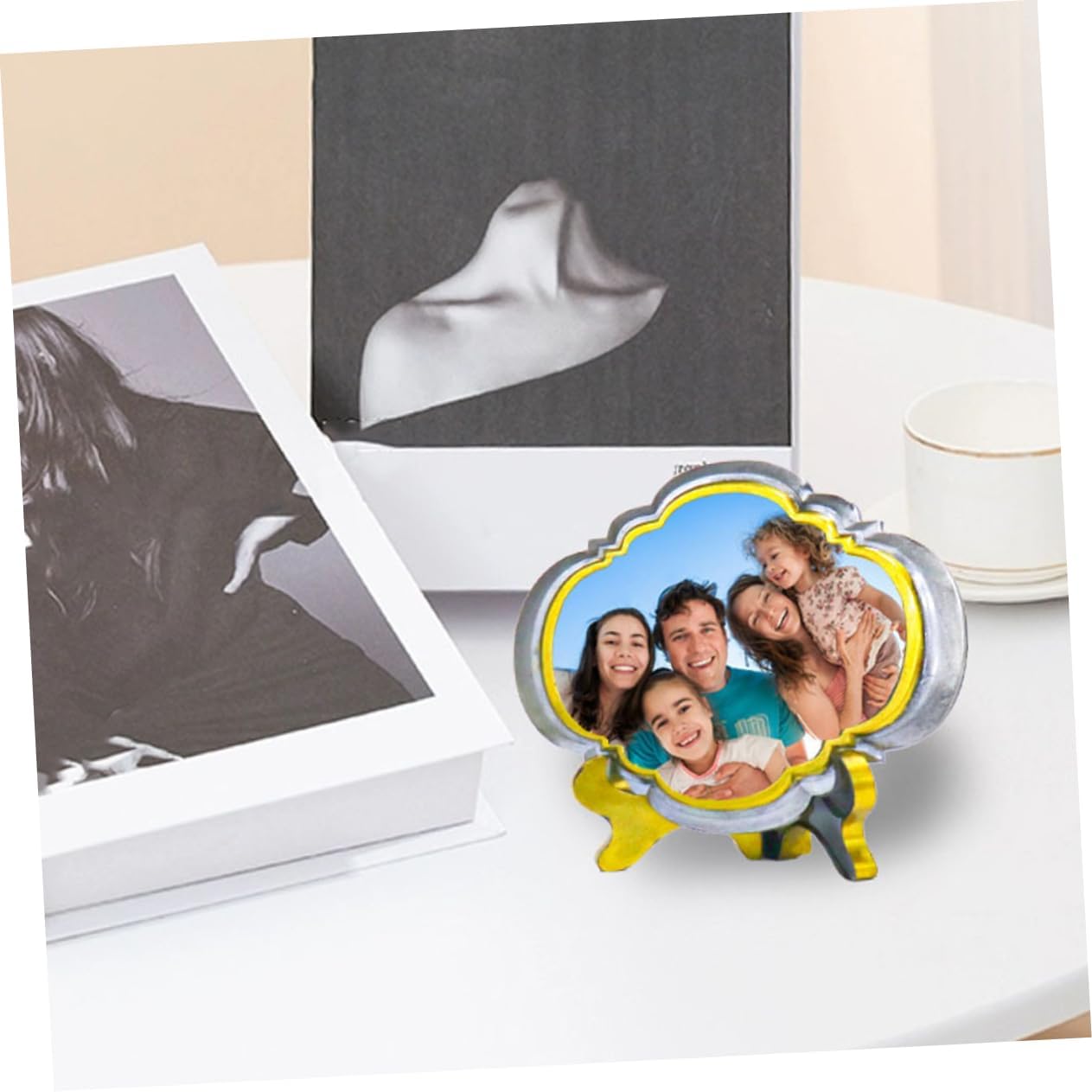 NUOBESTY 1set Silicone Photo Frame Mold for Epoxy Resin Crafts