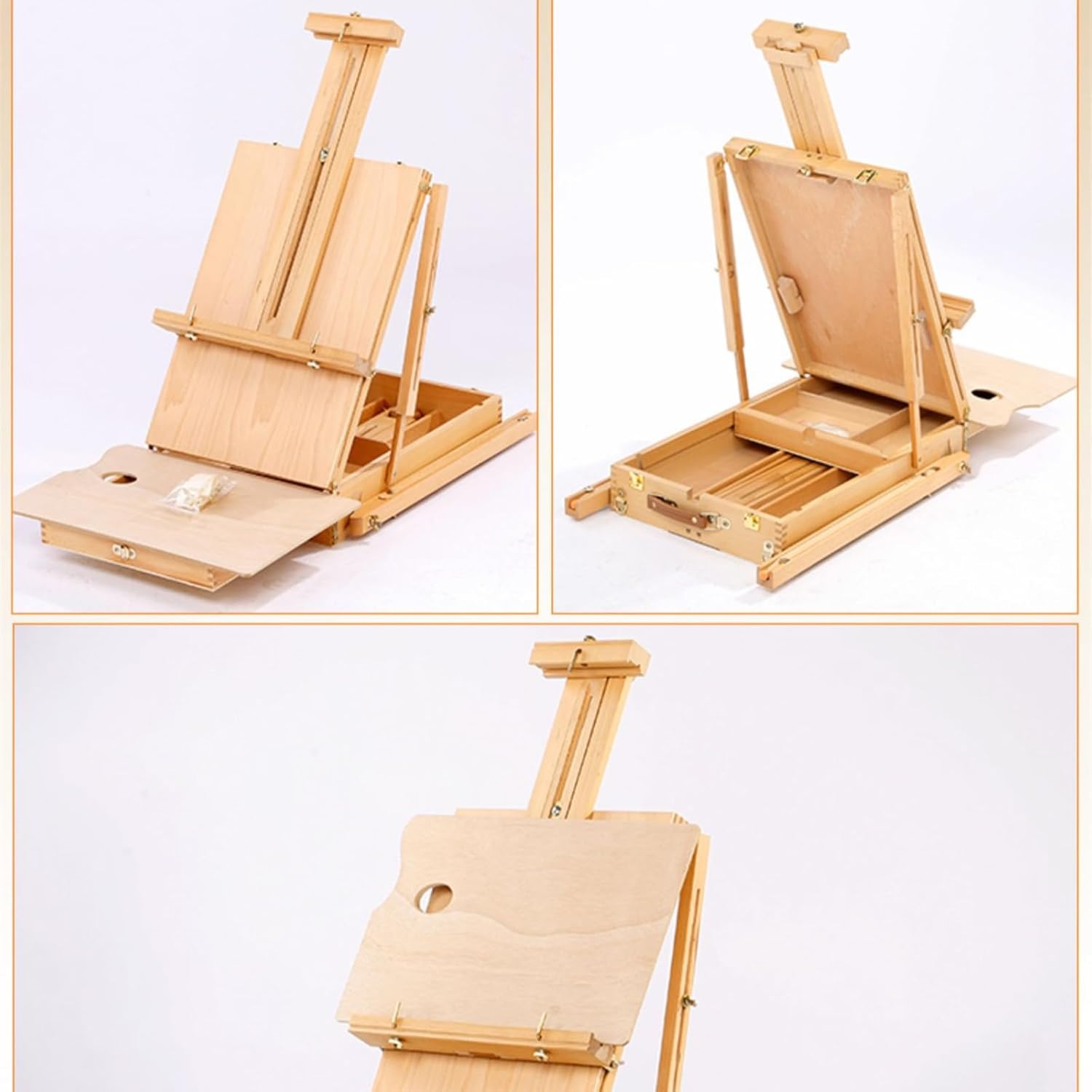 Portable Folding Easel Stand with Storage Drawer