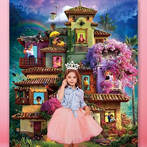 Magic House Backdrop 7x5FT for Birthday Parties