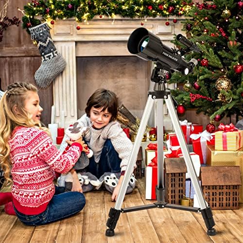 Free Soldier 70mm Aperture Astronomy Telescope with Remote and Tripod