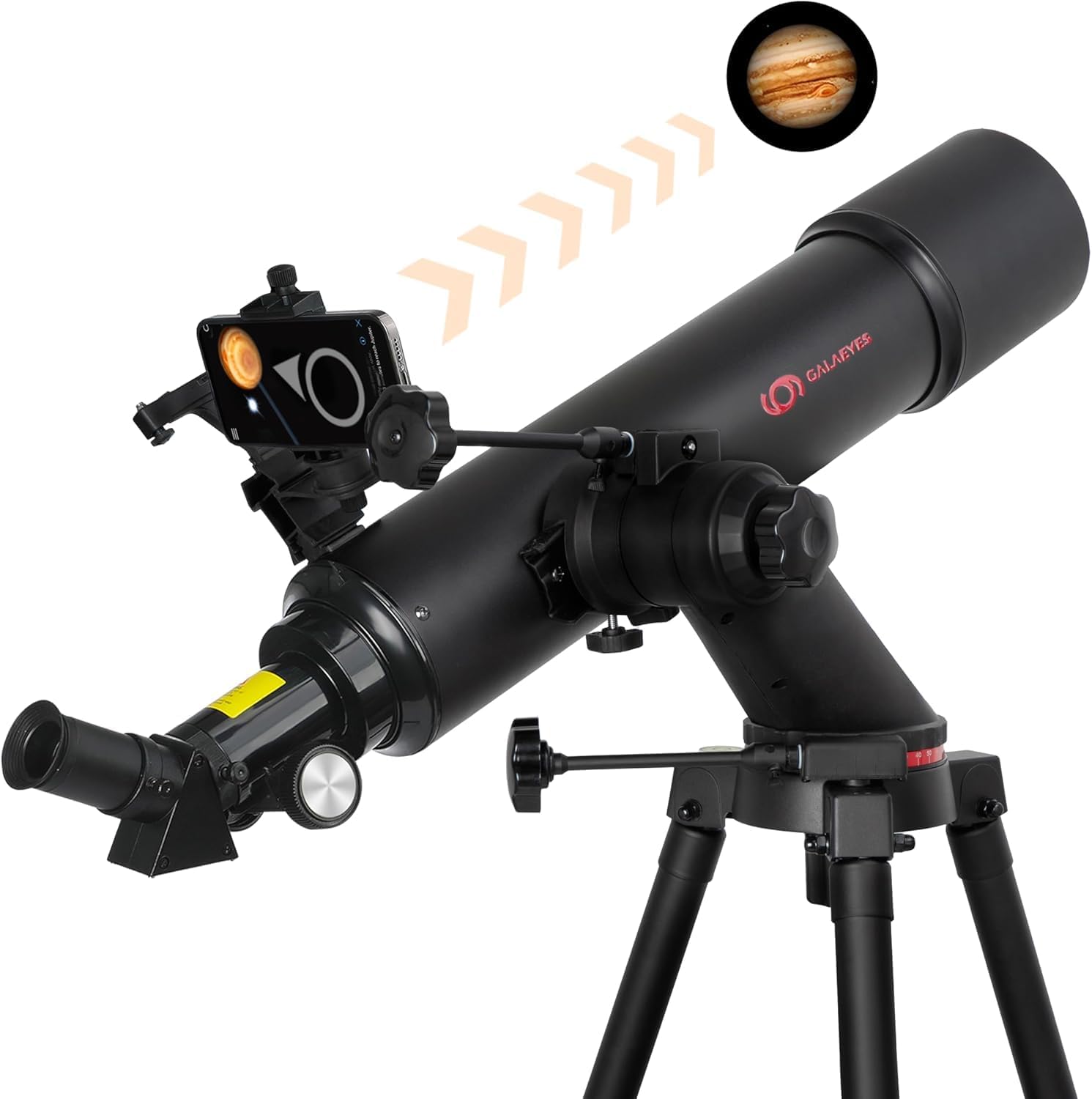 GALAEYES 100mm Aperture Refractor Telescope with Star Finding System