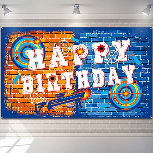Tatuo Happy Birthday Dart Battle Banner Background