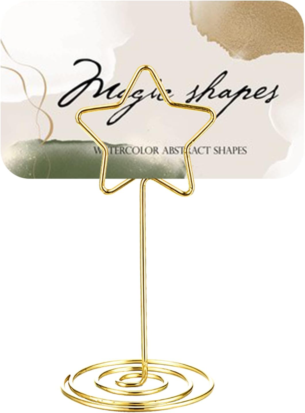 40pcs Table Number Holders with Gold Finish for Weddings and Parties