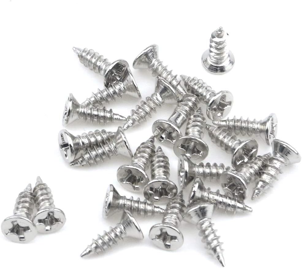 T Tulead White Plastic Easel Back Stand Pack of 10 with Screws