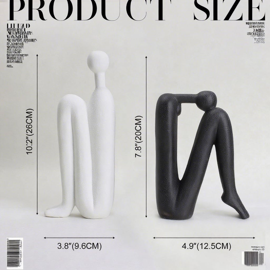 WANCHIY Modern Bookends for Shelves