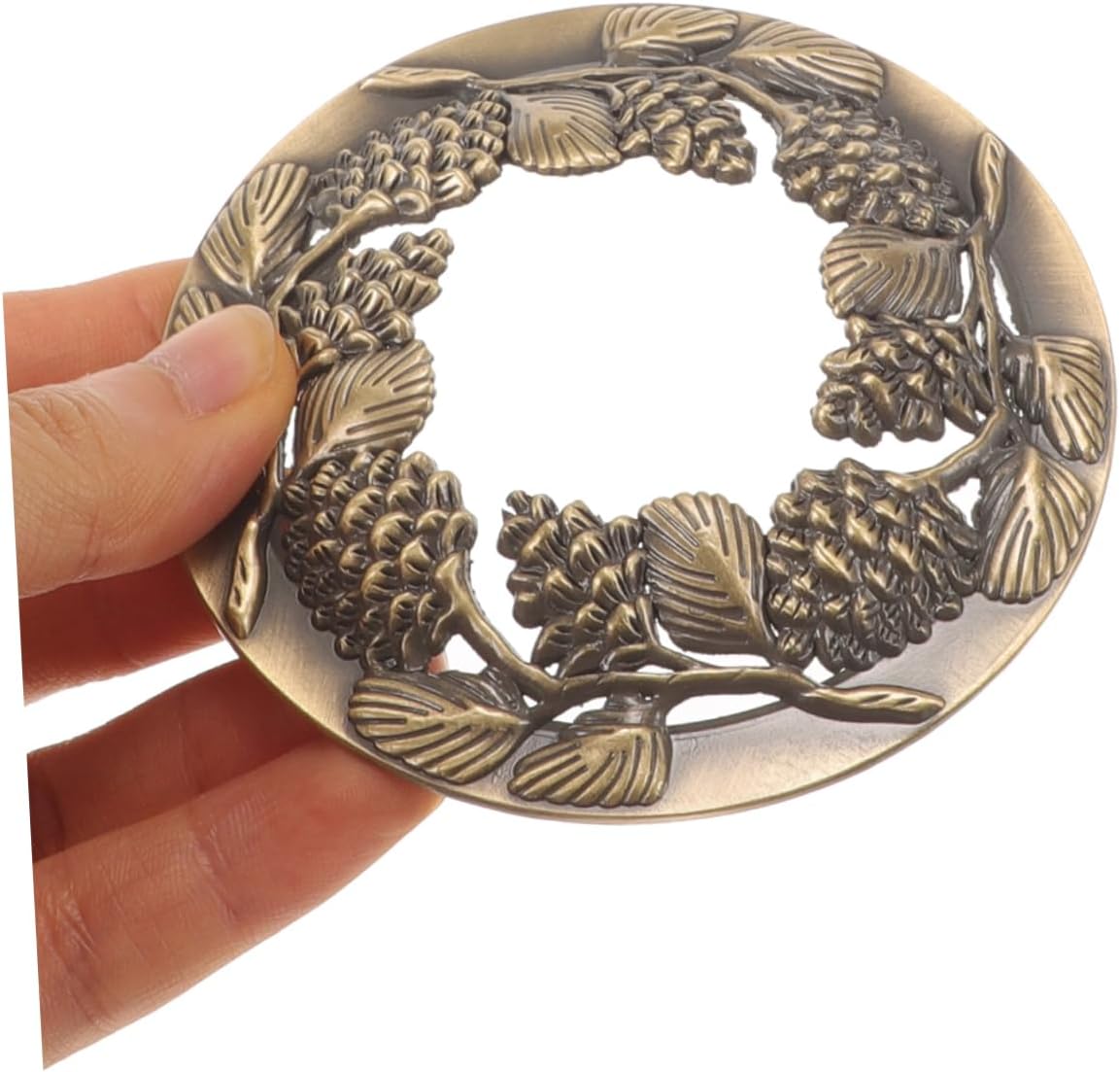 2Pcs Metal Candle Covers Hollow Antique Design for Jar Candles