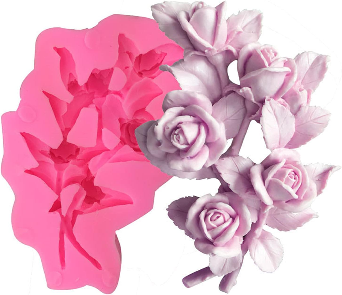 3D Flower Silicone Mold for Resin and Cake Decor