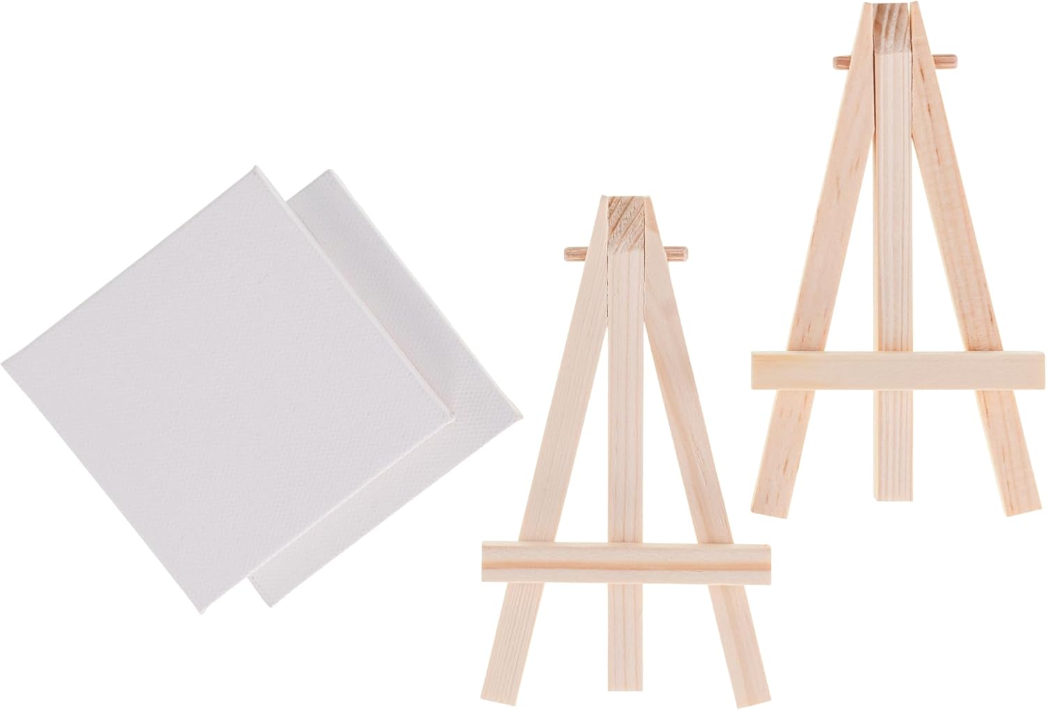 Hello Artist Party Pack Mini Canvas with Easel 4 Pieces