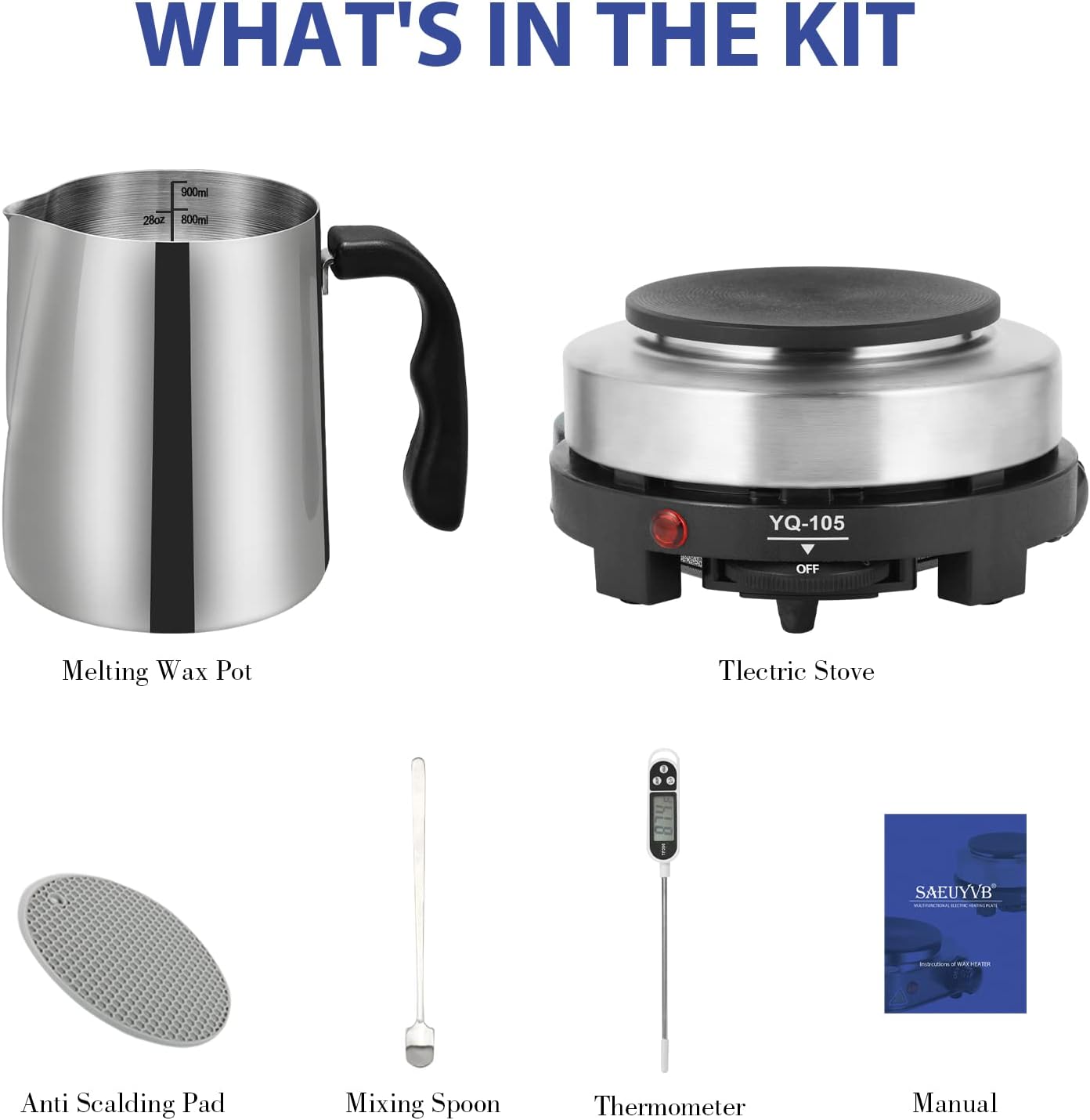 SAEUYVB Candle Making Kit with Hot Plate
