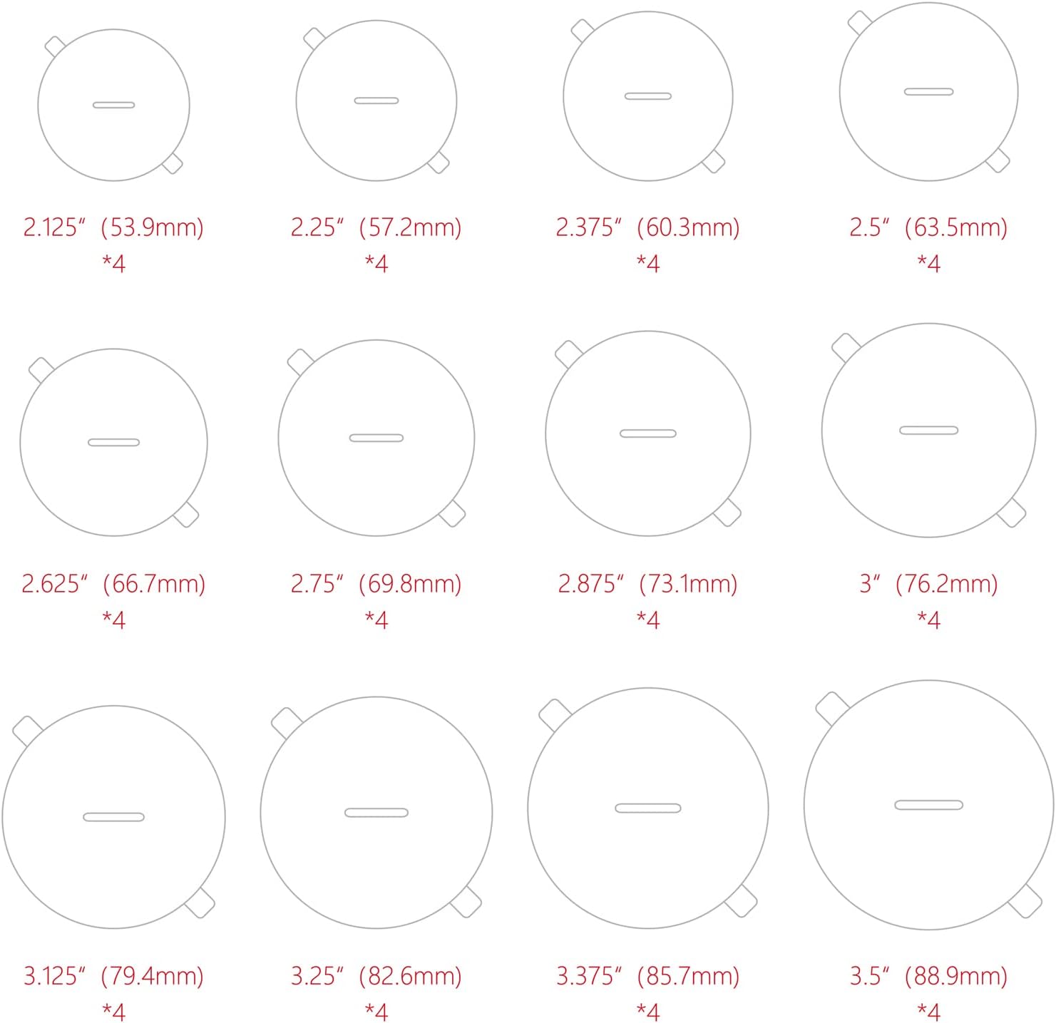 CandMak Candle Dust Covers 48pcs White Matte with Pull Tab