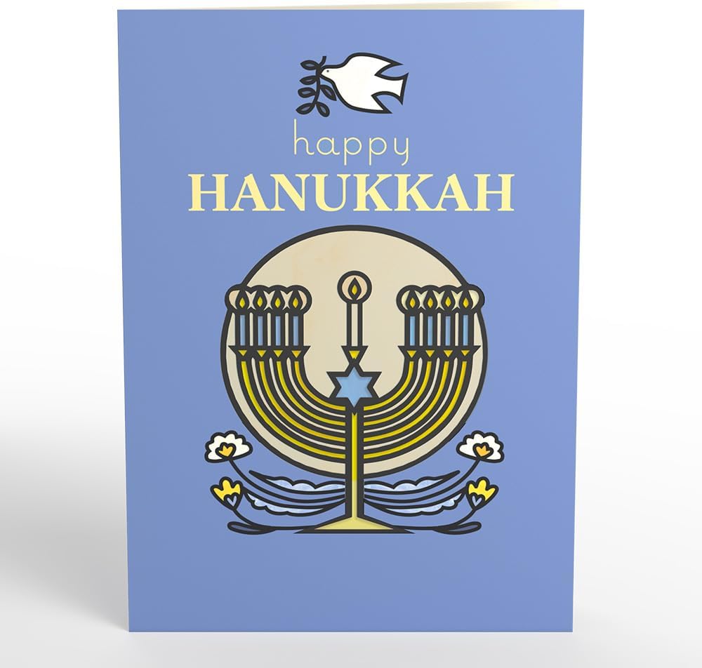 Lovepop Hanukkah Suncatcher Greeting Card