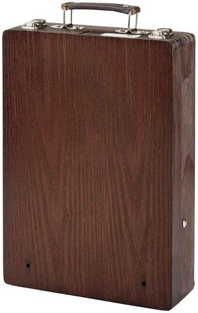 KINGART Adjustable Wood Table Sketchbox Easel