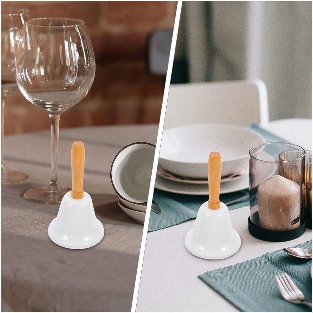 LOGOFUN 2Pcs Hand Bell for Drink Service Restaurant Decor