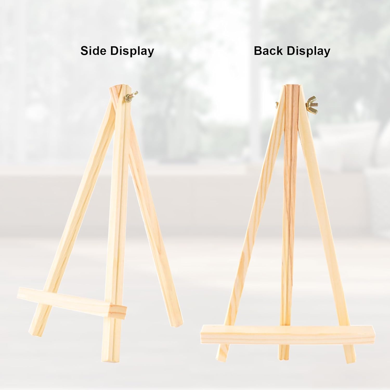 12 Pack Wood Easel Set for Artists and Students