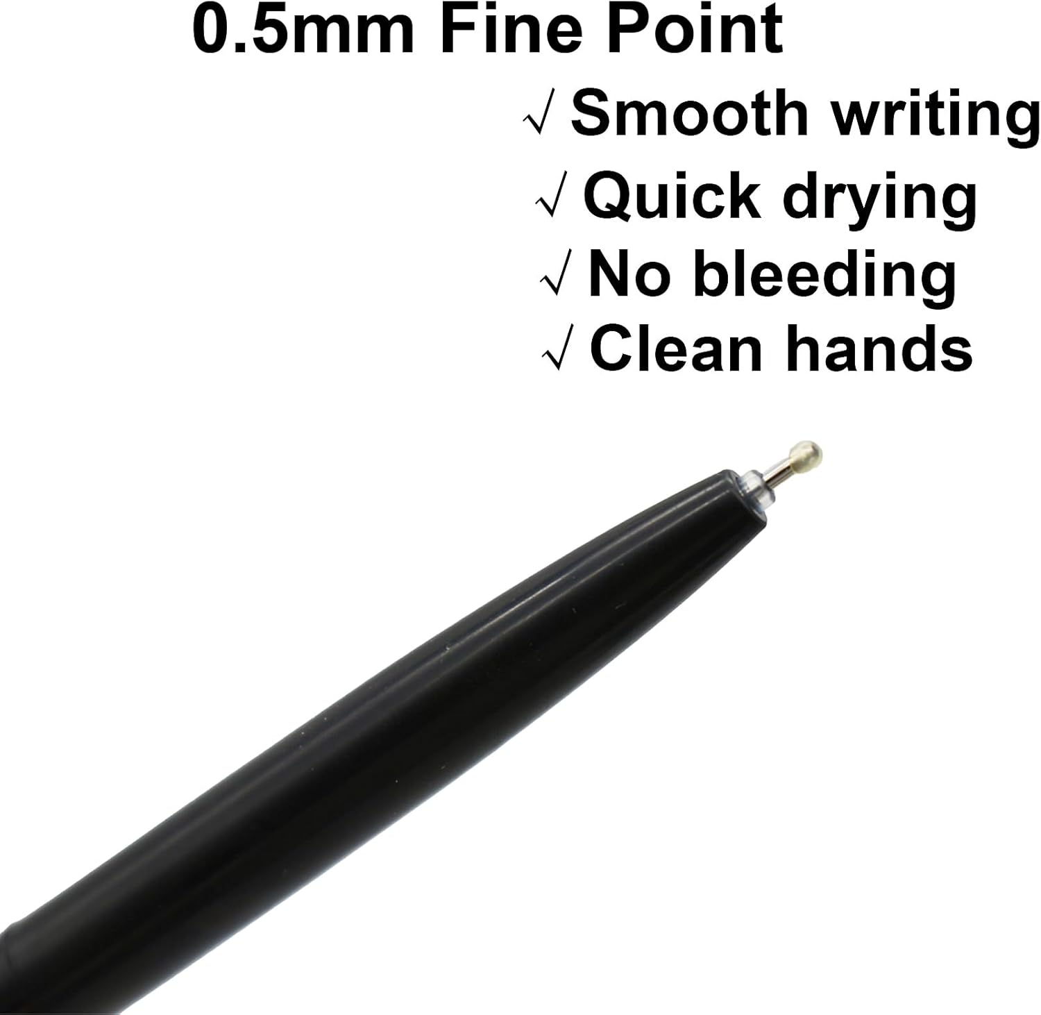 Maydahui 12 Pcs Cute Cat Dog Tail Clicker Pens