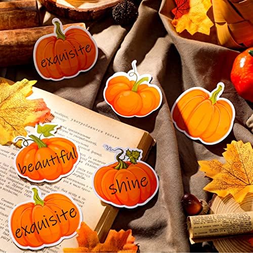 60 Piece Pumpkin Cutouts for Fall Bulletin Board Decor