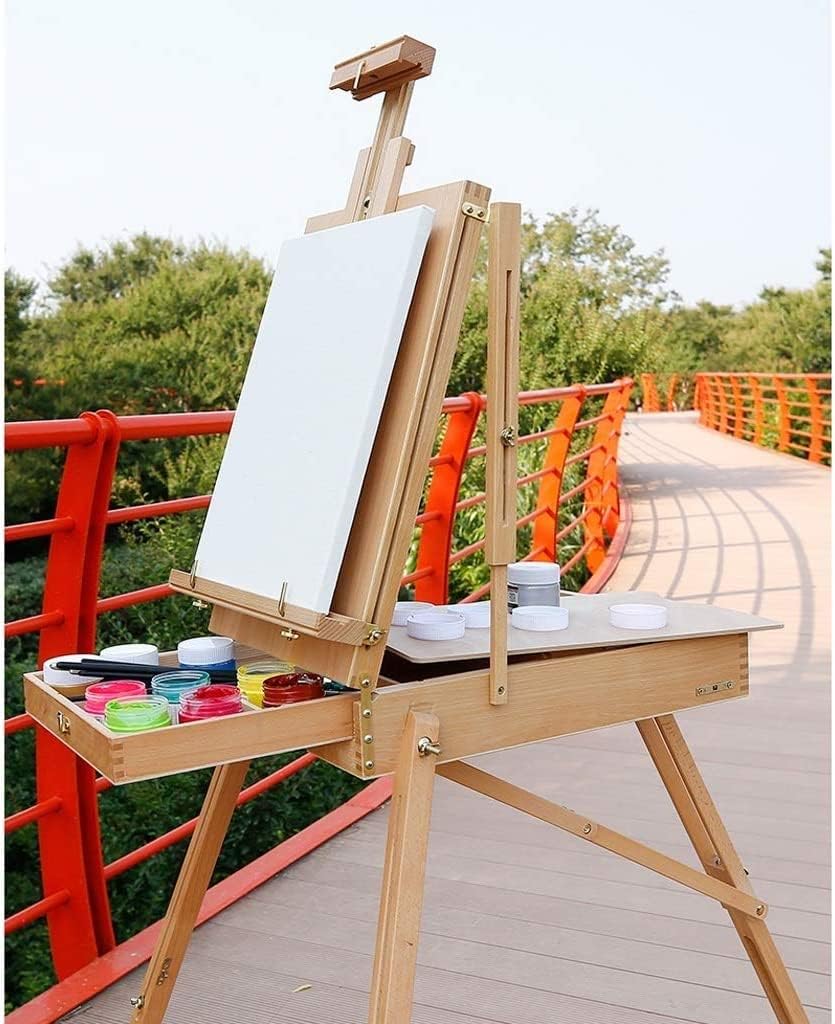 Poster Display Canvas Stand with Drawer for Outdoor Painting and Art