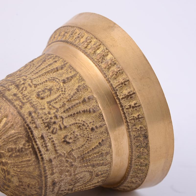 EXCEART Brass Hand Bell for Wedding and Event Use