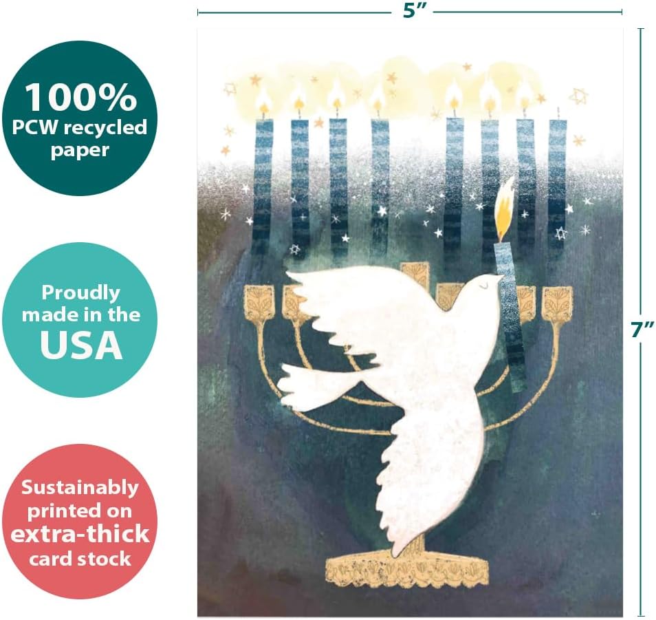 Tree-Free Greetings Hanukkah Card Set