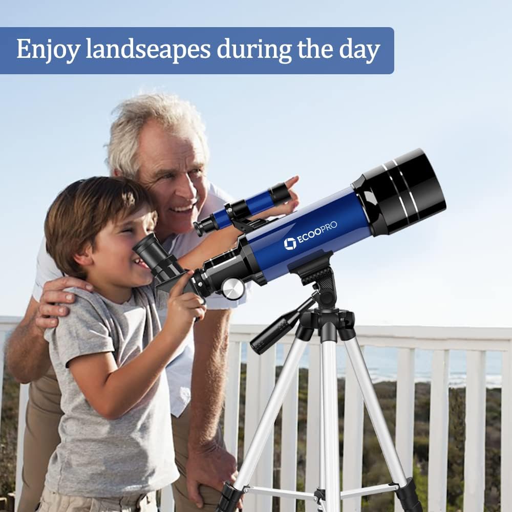 70mm Refractor Telescope for Kids and Beginners