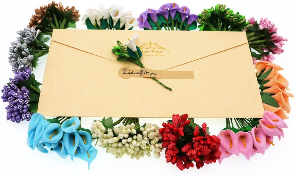 Fancy Vintage Envelopes With Greeting Cards 10pcs