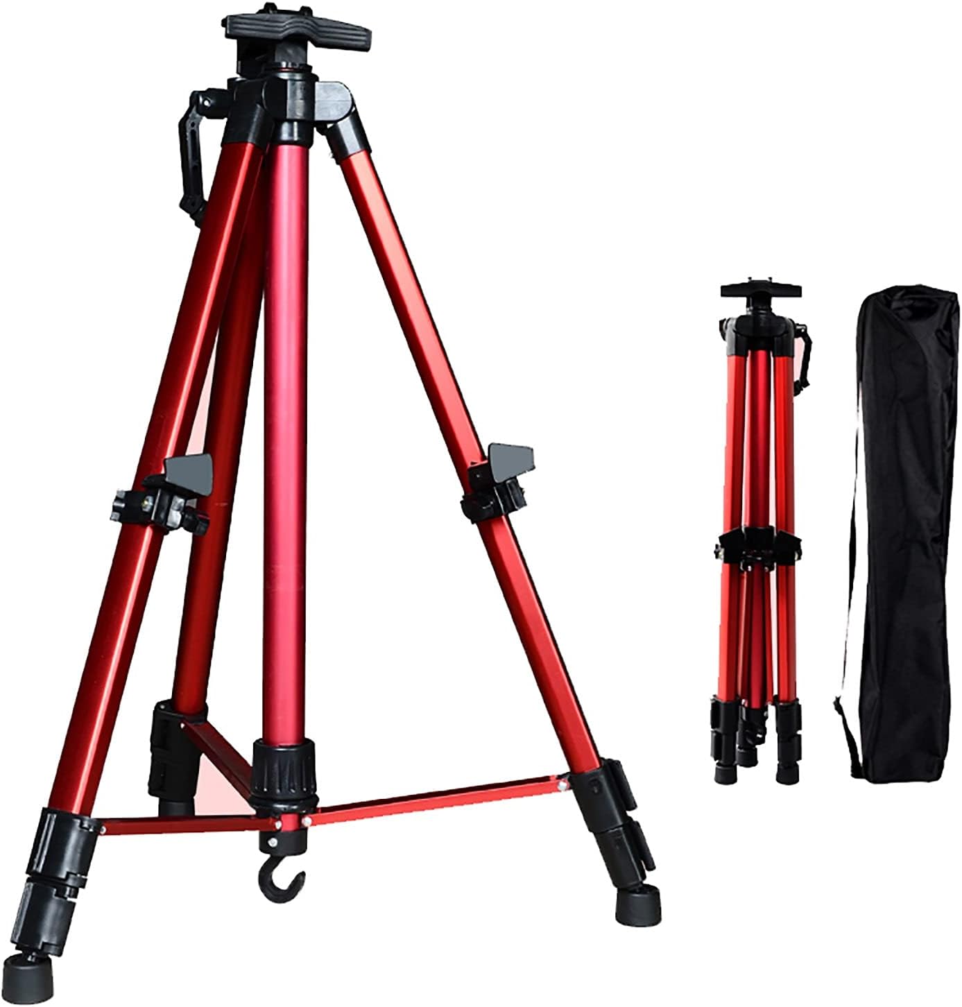 Strong and Durable Portable Easel Art Stand with Carry Bag Black