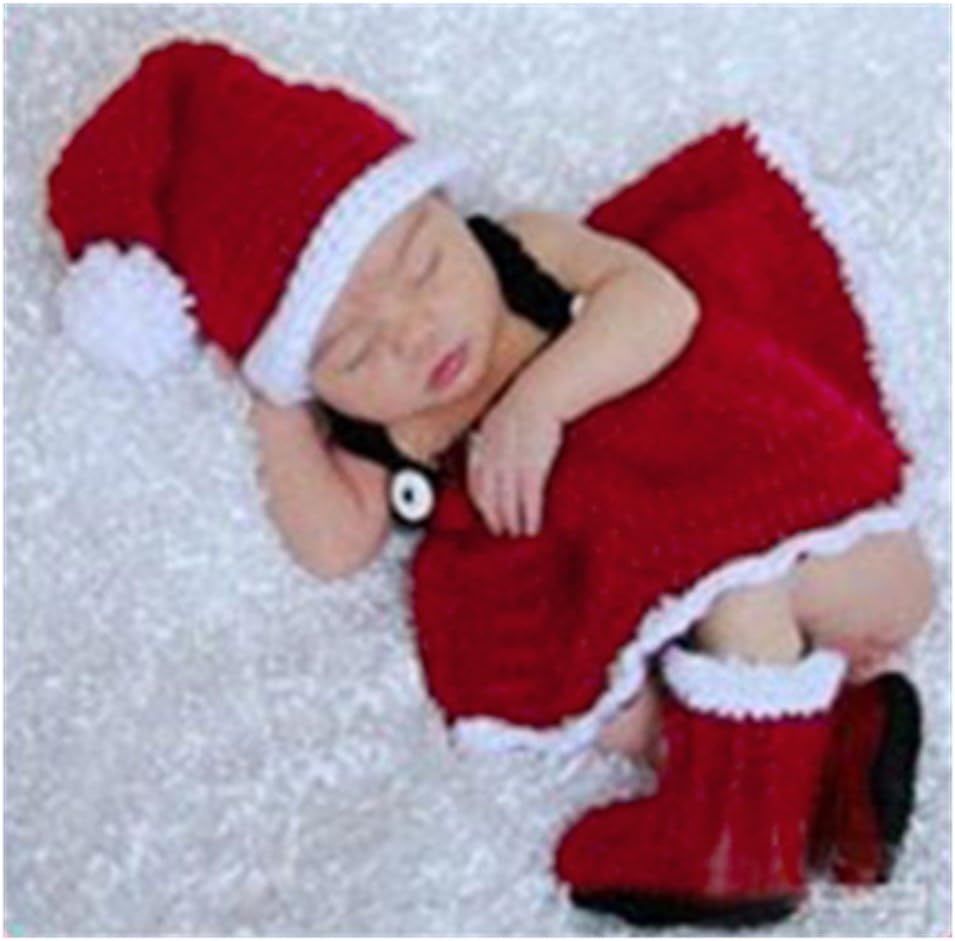 Zeroest Baby Christmas Photo Props Santa Hat and Boots