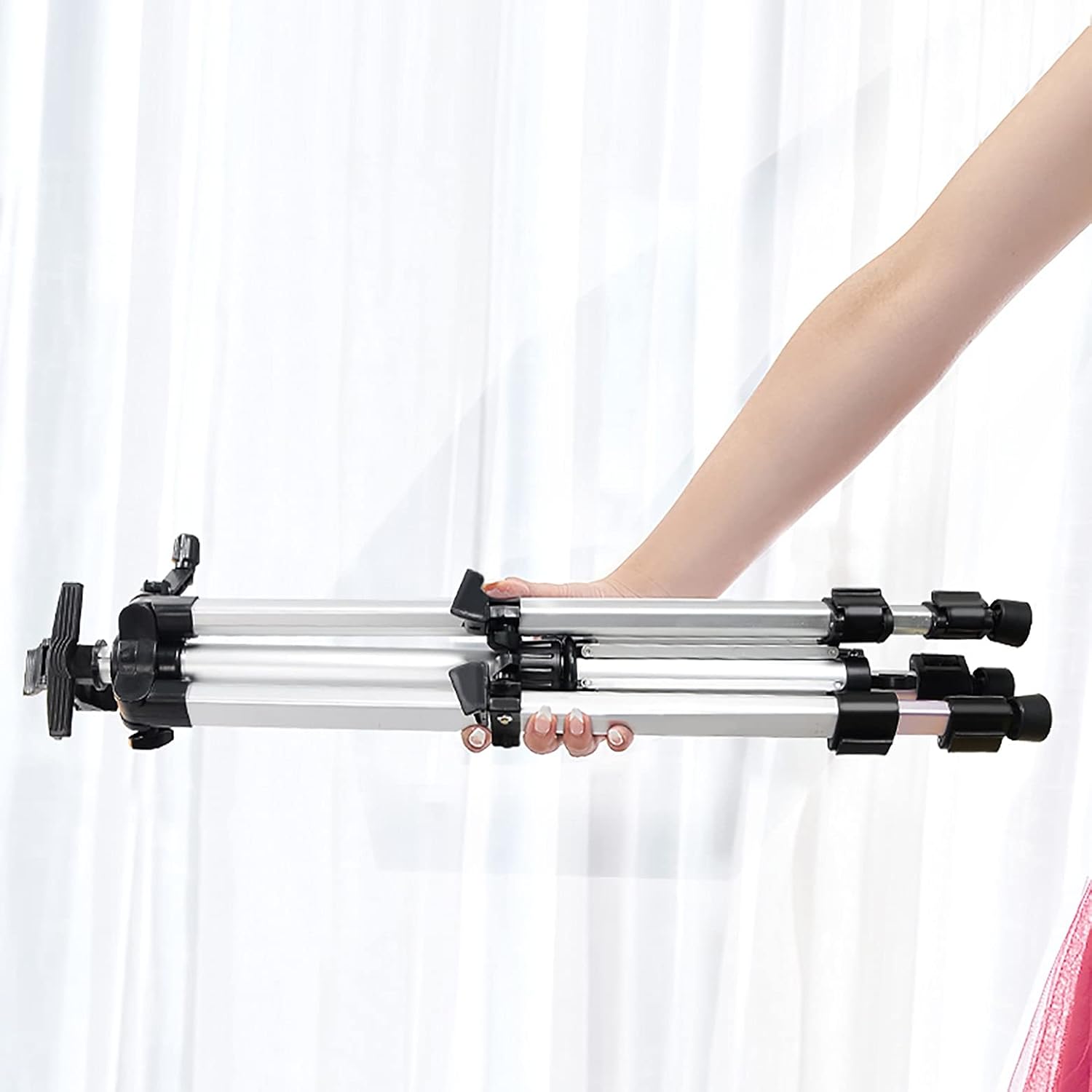 Strong and Durable Portable Easel Art Stand with Carry Bag Black