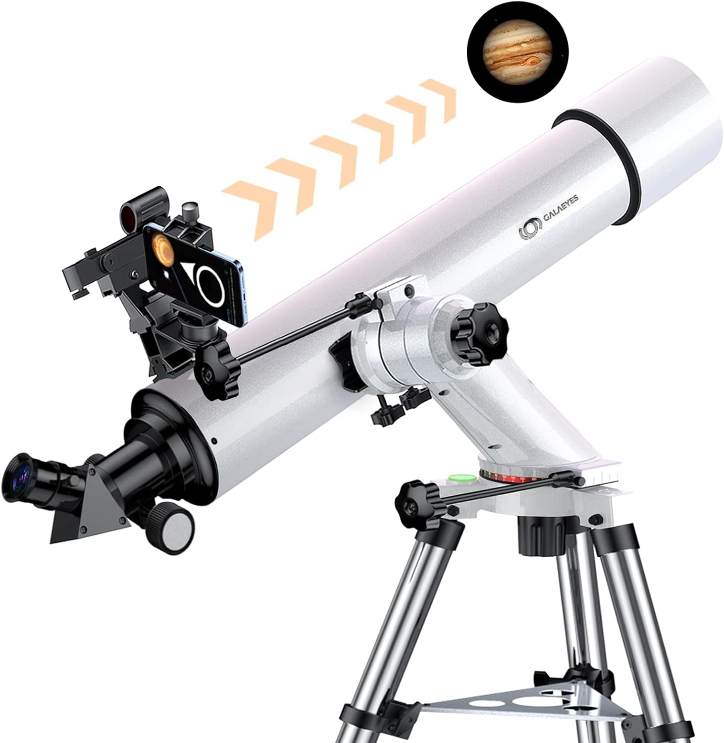 GALAEYES 100mm Aperture Telescope with Star-Finding System for iOS and Android
