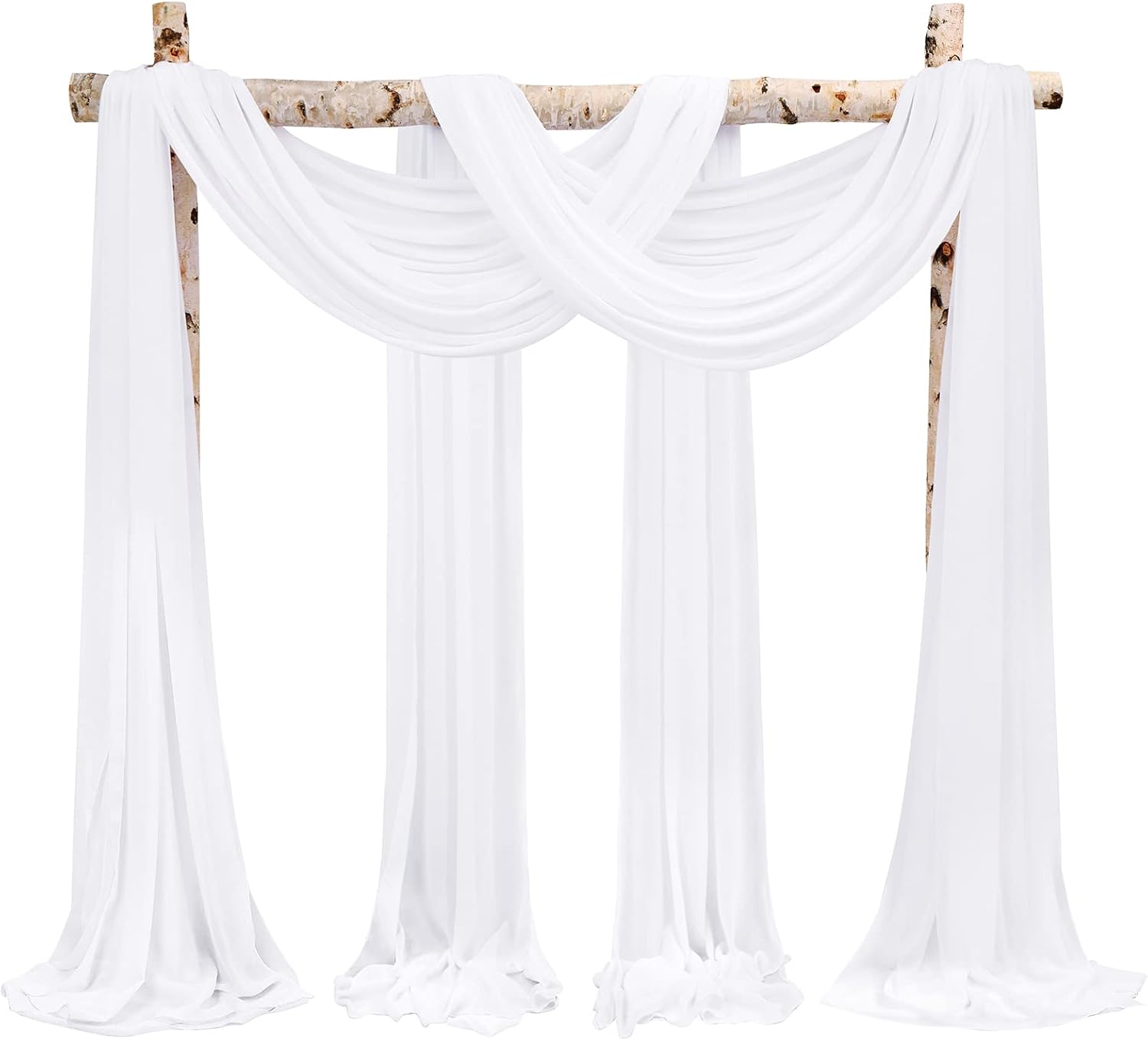 Showgeous Wedding Arch Draping Fabric 4 Panels
