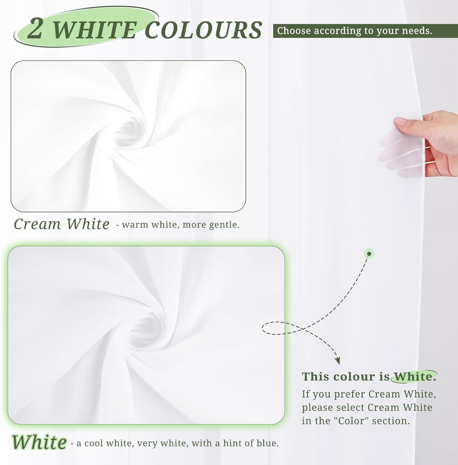 Showgeous Wedding Arch Draping Fabric 4 Panels