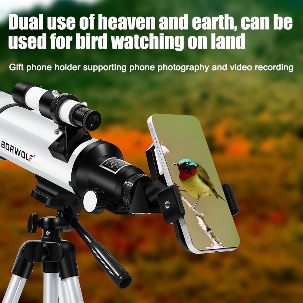 HD 400mm Telescope for Adults - Moon and Star Viewing