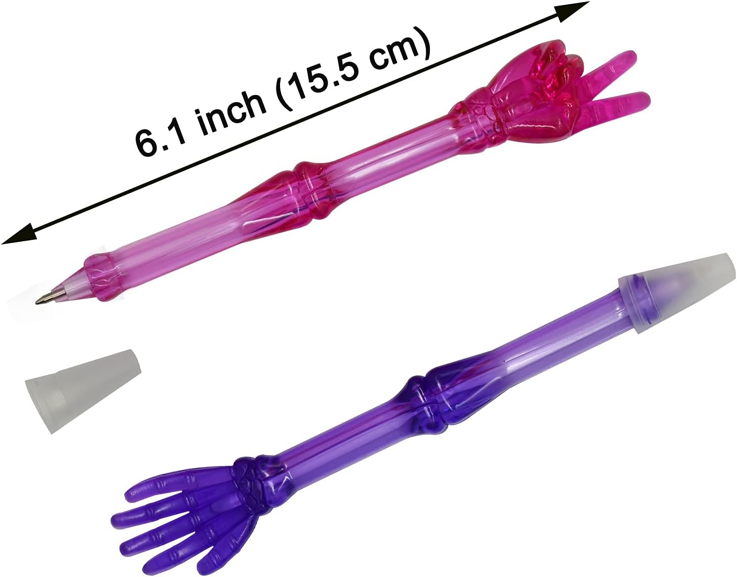 Maydahui 12 Piece Halloween Bone Shaped Ballpoint Pen Set