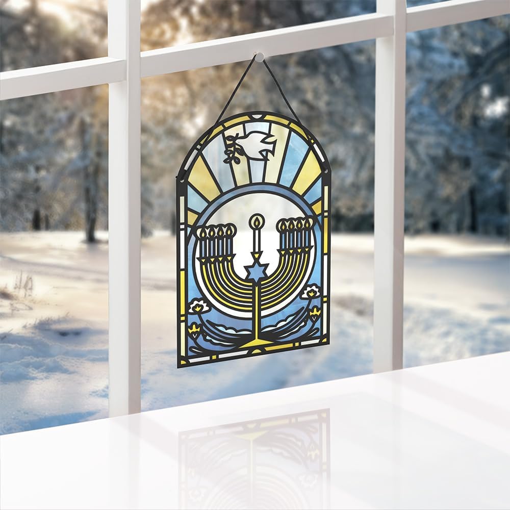 Lovepop Hanukkah Suncatcher Greeting Card