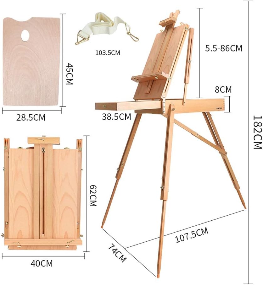 Adjustable Collapsible Easel with Drawer for Art and Craft