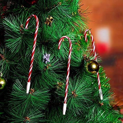 Outus 96 Piece Christmas Candy Cane Pens with Black Ink