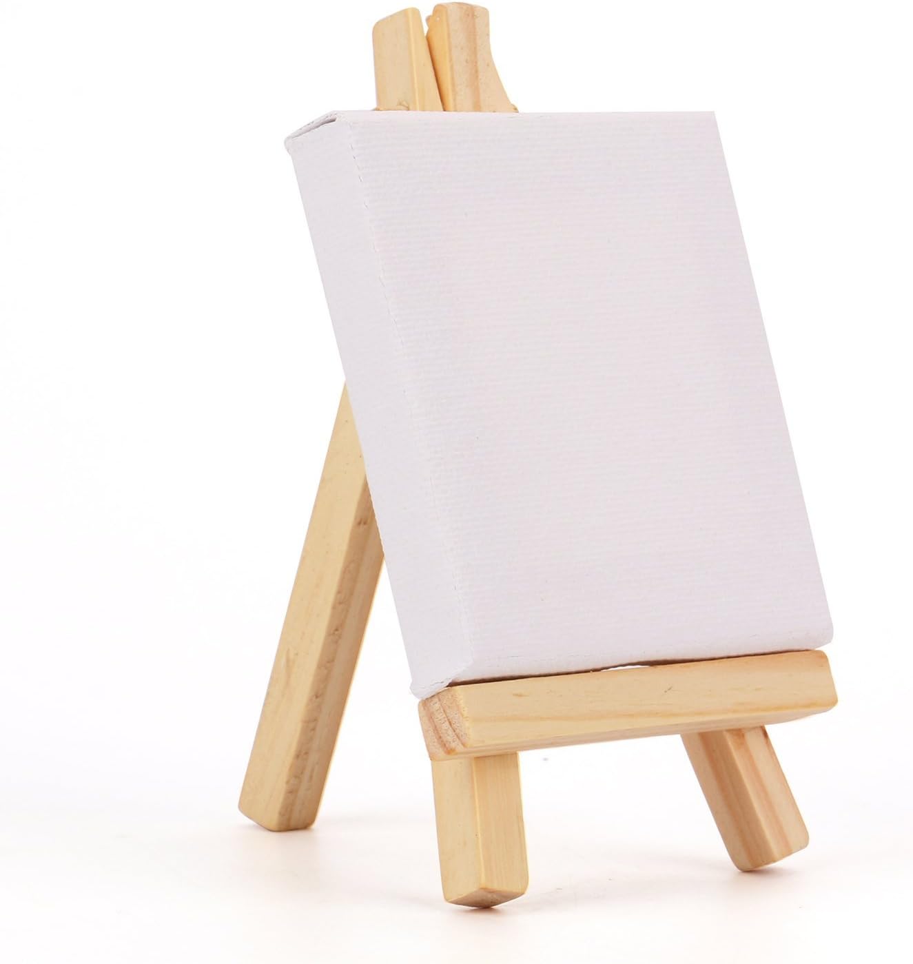 Tosnail 12 Pack Mini Canvas and Easel Set