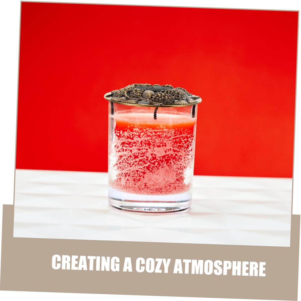 NUOBESTY 2pcs Hollow Aroma Lid Covers for Candles
