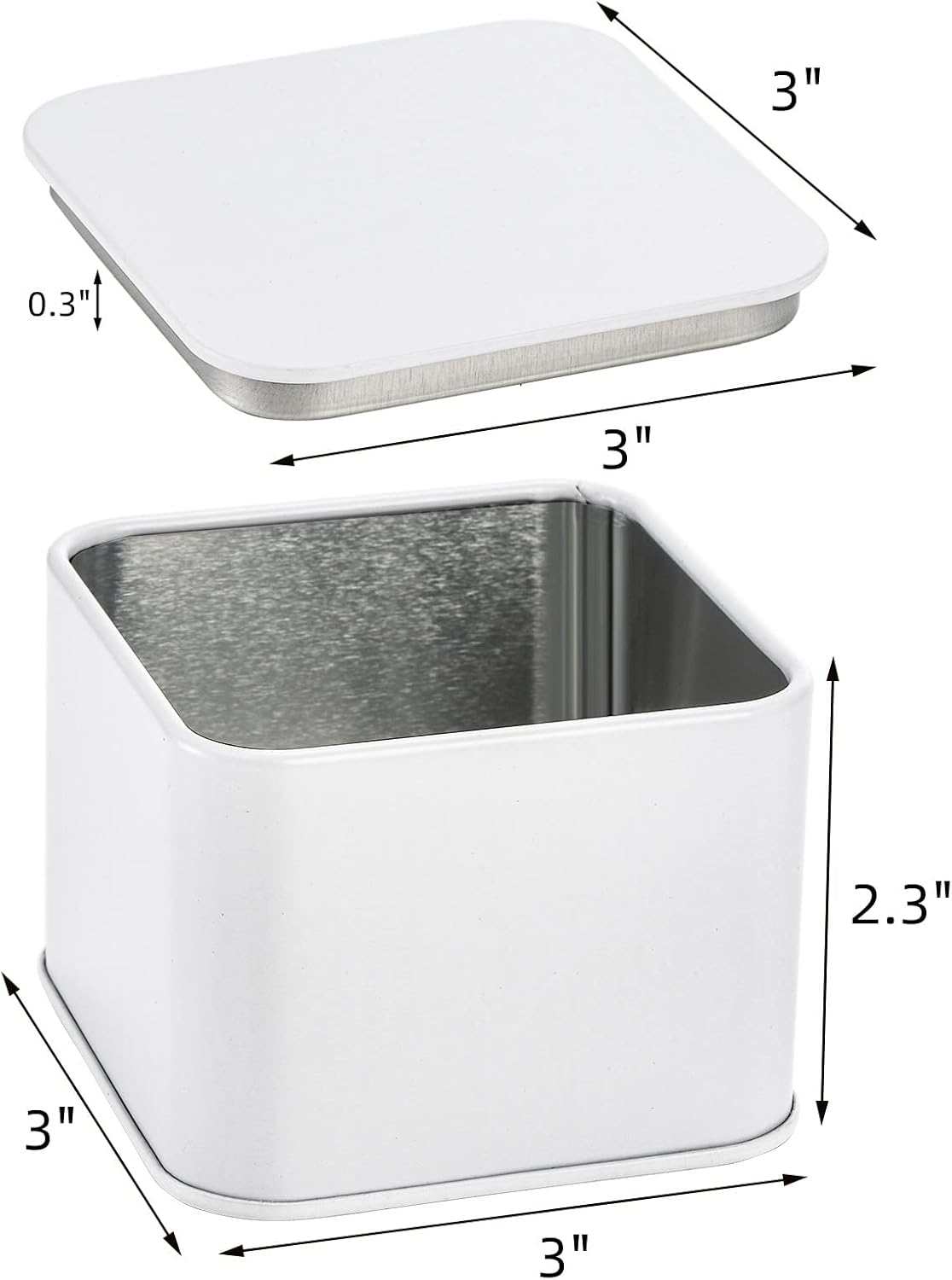 AVLA 24-Pack Candle Tins with Lids for DIY Projects