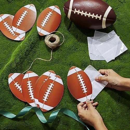 Tenceur 80 Pcs Football Cutouts Wall Decorations with Glue Dots