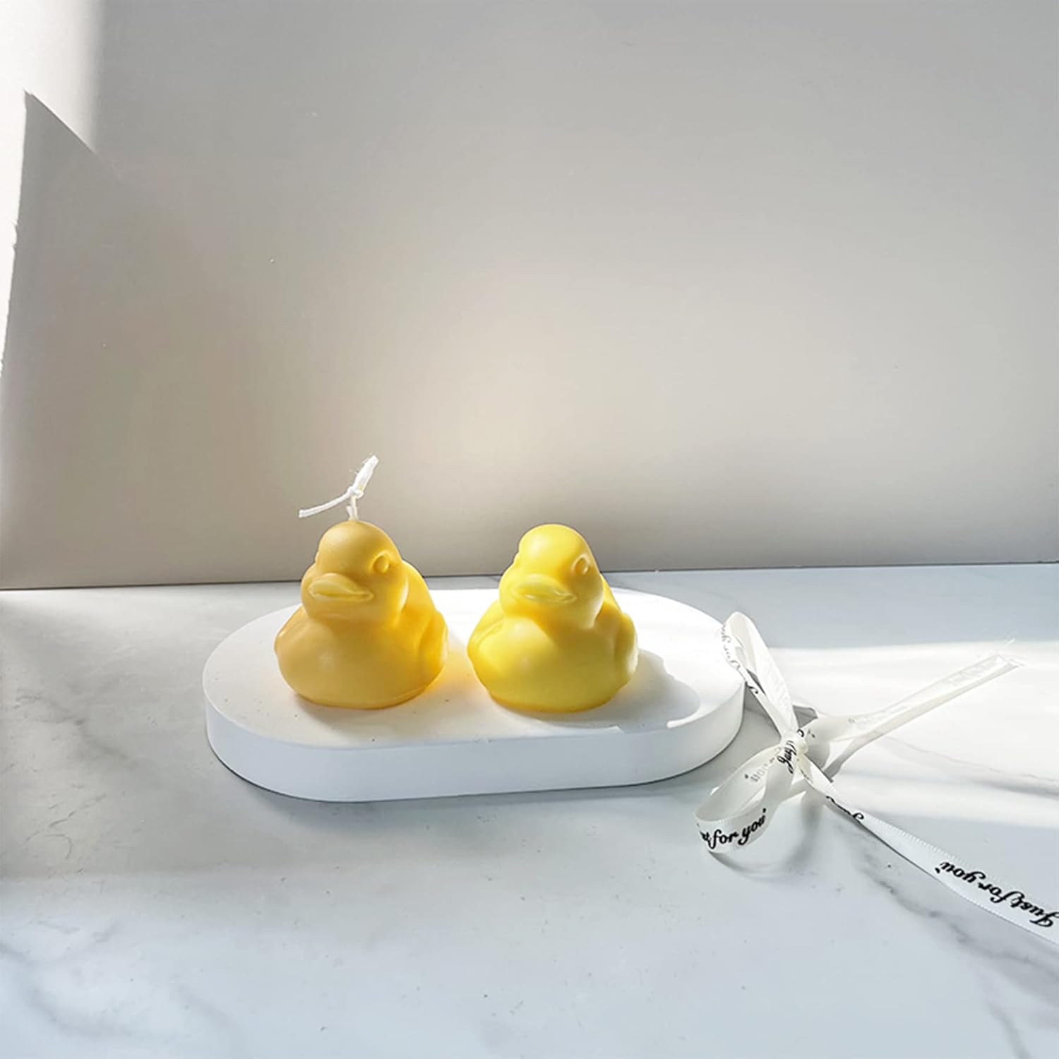 ZAKVOOR 3D Duck Candle Silicone Mold for DIY Crafts
