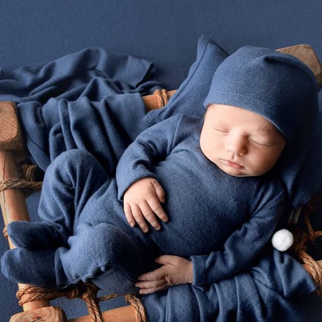 Vomdrok Newborn Boy Girl Photography Outfit Set