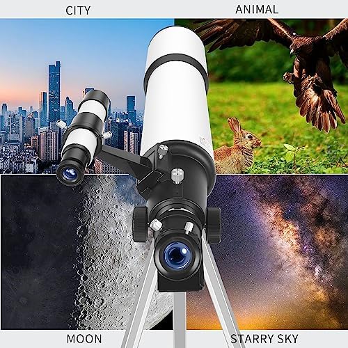 Dianfan 80mm Refractor Telescope - 600mm Focal Length with Tripod and Phone Adapter