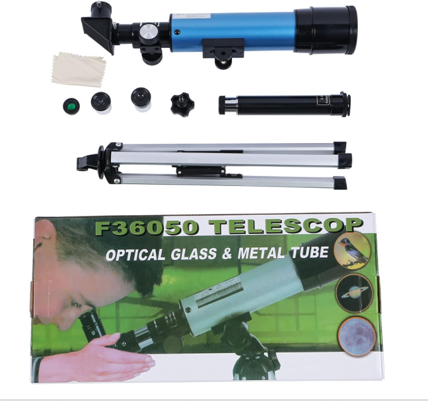 Timisea Kids Telescope with 90x Magnification and 360 Degree Tripod
