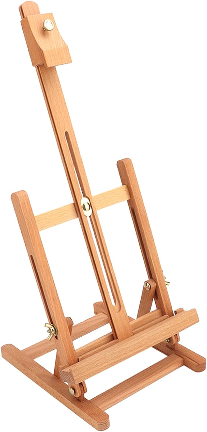 Adjustable Wooden Tabletop H-Frame Easel for Artists