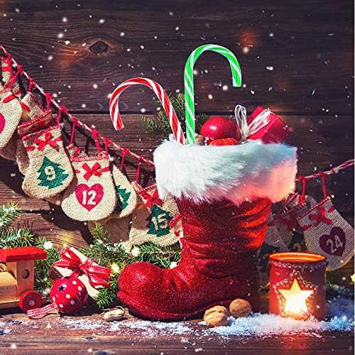 Candy Cane Christmas Pens with Black Ink 48PCS